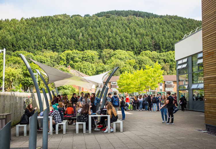 group image of outside crosskeys with mountain background