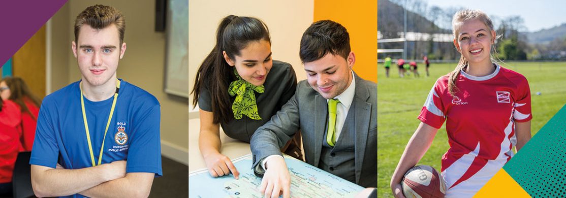 coleg-gwent-sport-travel-public-services 3 subject banner