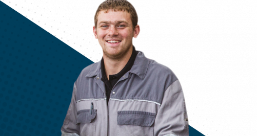 How to Apply images apprenticeships male in overalls on blue background