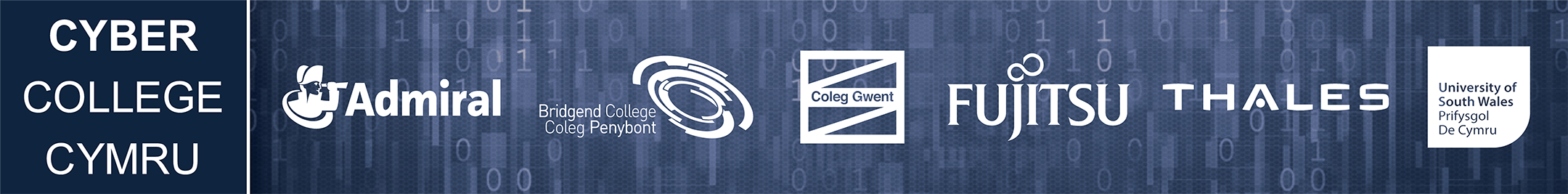 Cyber College Cymru logos