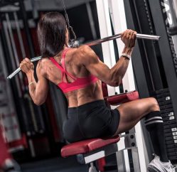 Claire Gibbs at the gym