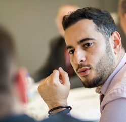 Hamed Amiri talking