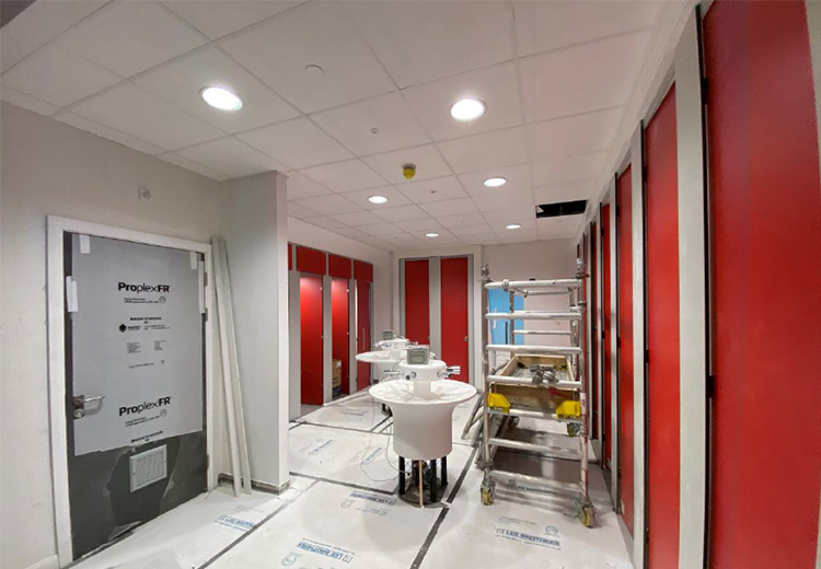 Photo of Torfaen Learning Zone building progress