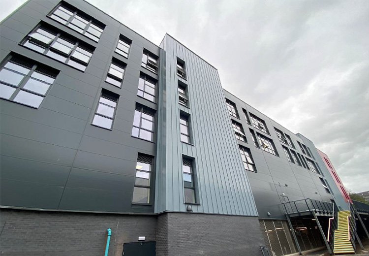 Photo of Torfaen Learning Zone building progress