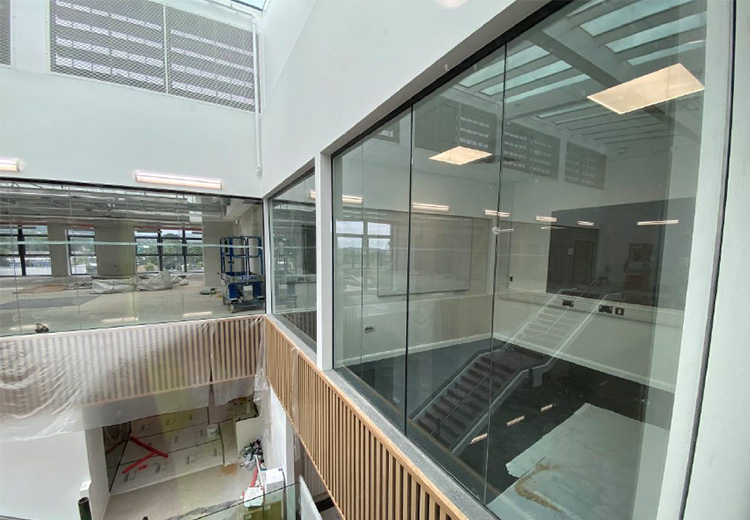 Photo of Torfaen Learning Zone building progress