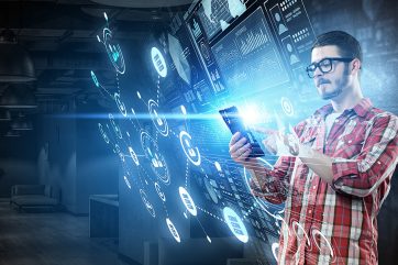 cyber-first-social Learner on mobile device