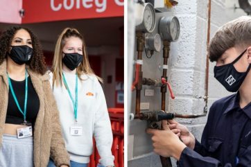 Coleg Gwent Face Masks Twitter