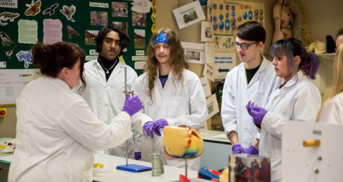 health-sciences Learners in lab coats