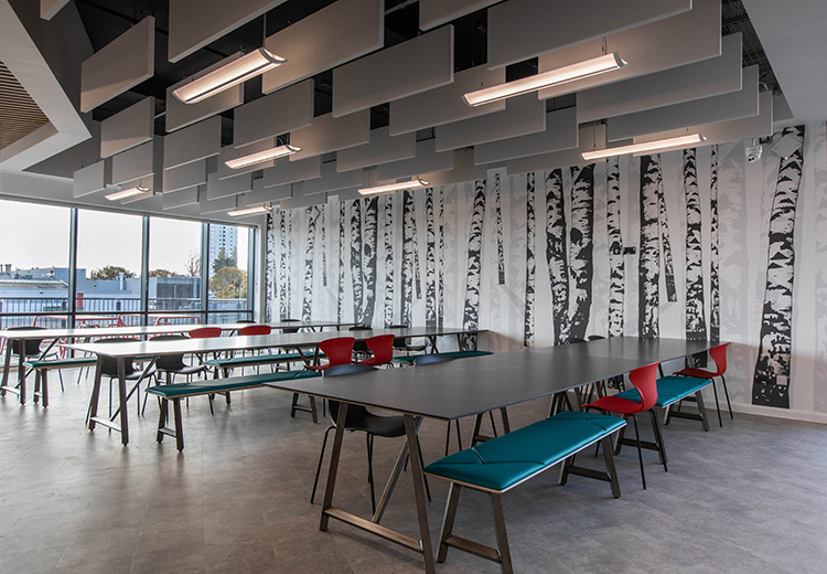 Torfaen Learning Zone tables and chairs