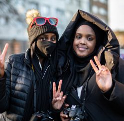 Photography learners in Cardiff Bay