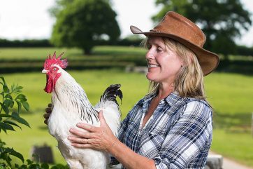 kate-beavan-social Kate Beavan with Rooster