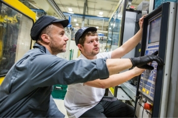 Apprentices in the workplace