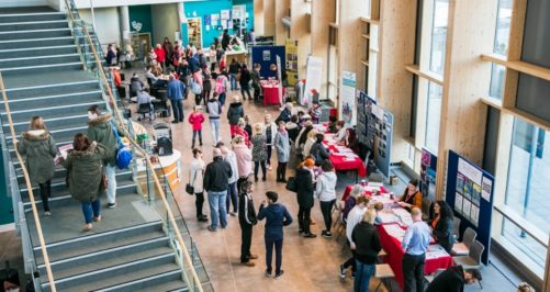 Busy college open event