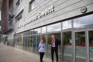 Page Thumbnail- AAA screening at Blaenau Gwent Learning Zone AAA screening at Blaenau Gwent Learning Zone