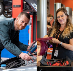 Adult Learners Week - Kai Griffiths and Vicki Holland