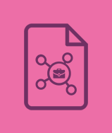 document icon with bubble chart