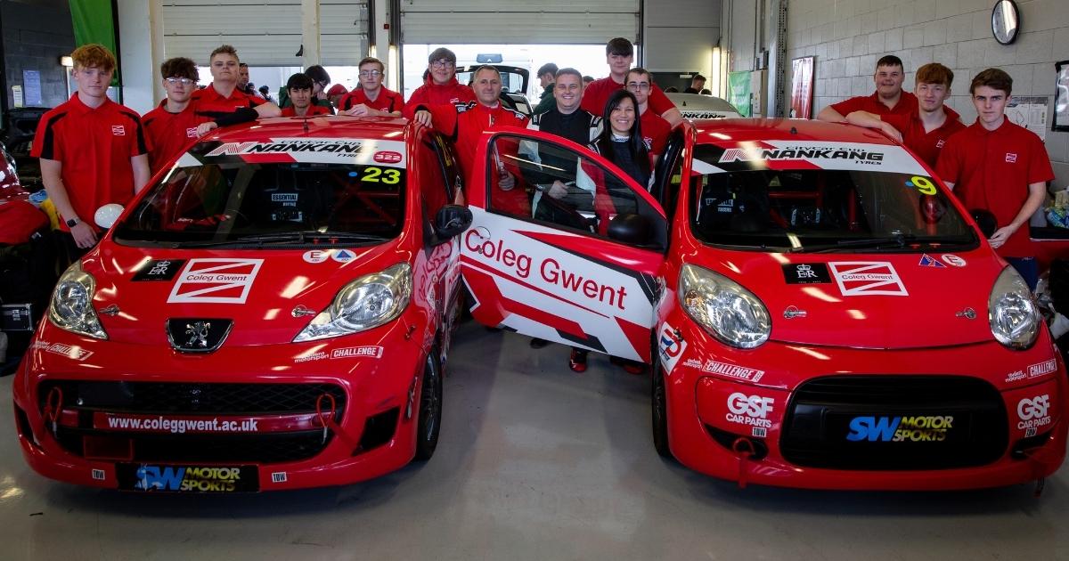 Motorsport racing team success in debut championship season - Coleg Gwent