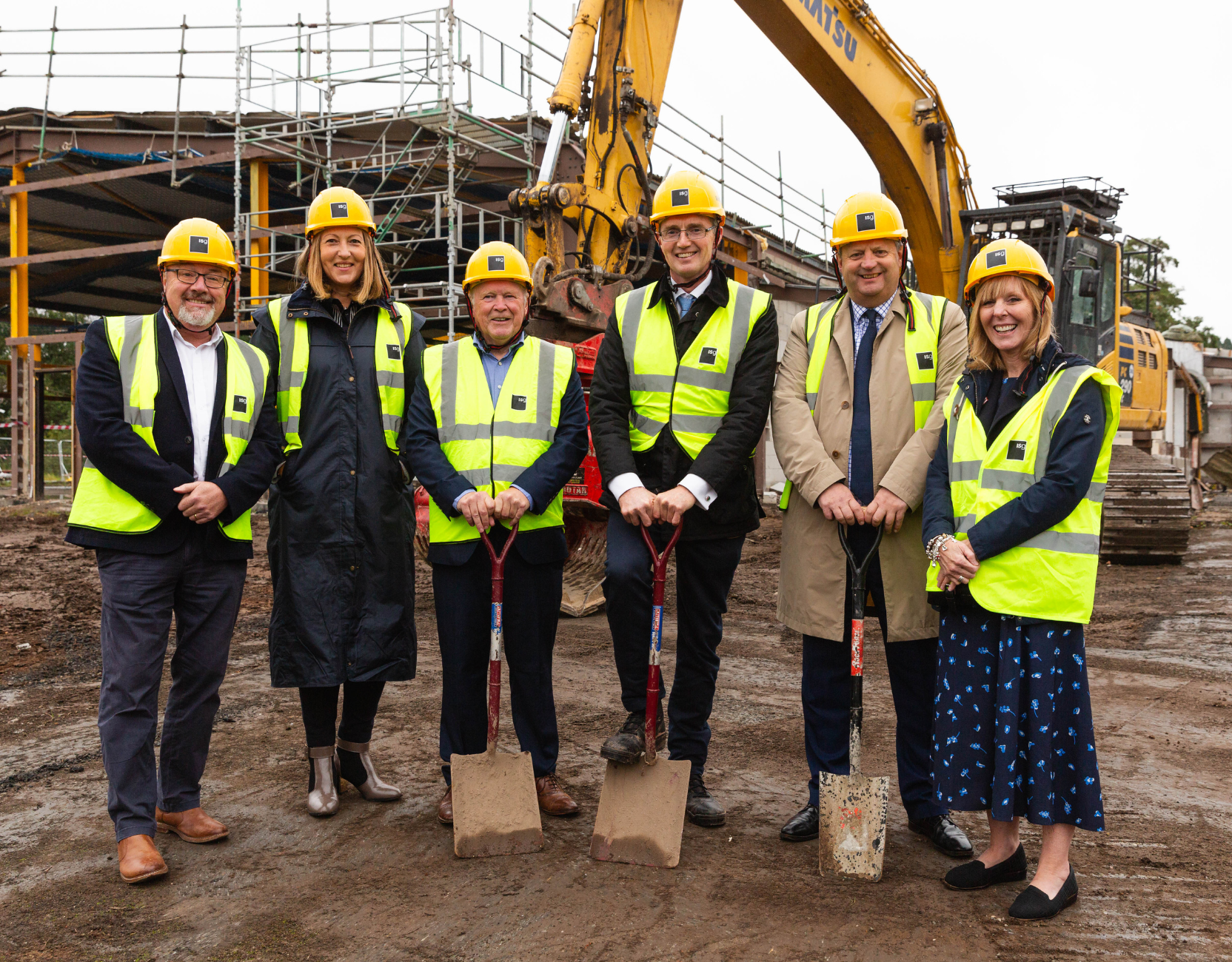 People on construction site