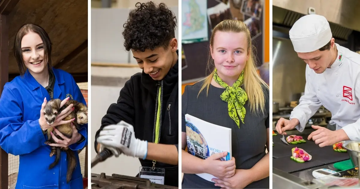 4 Vocational learners at Coleg Gwent