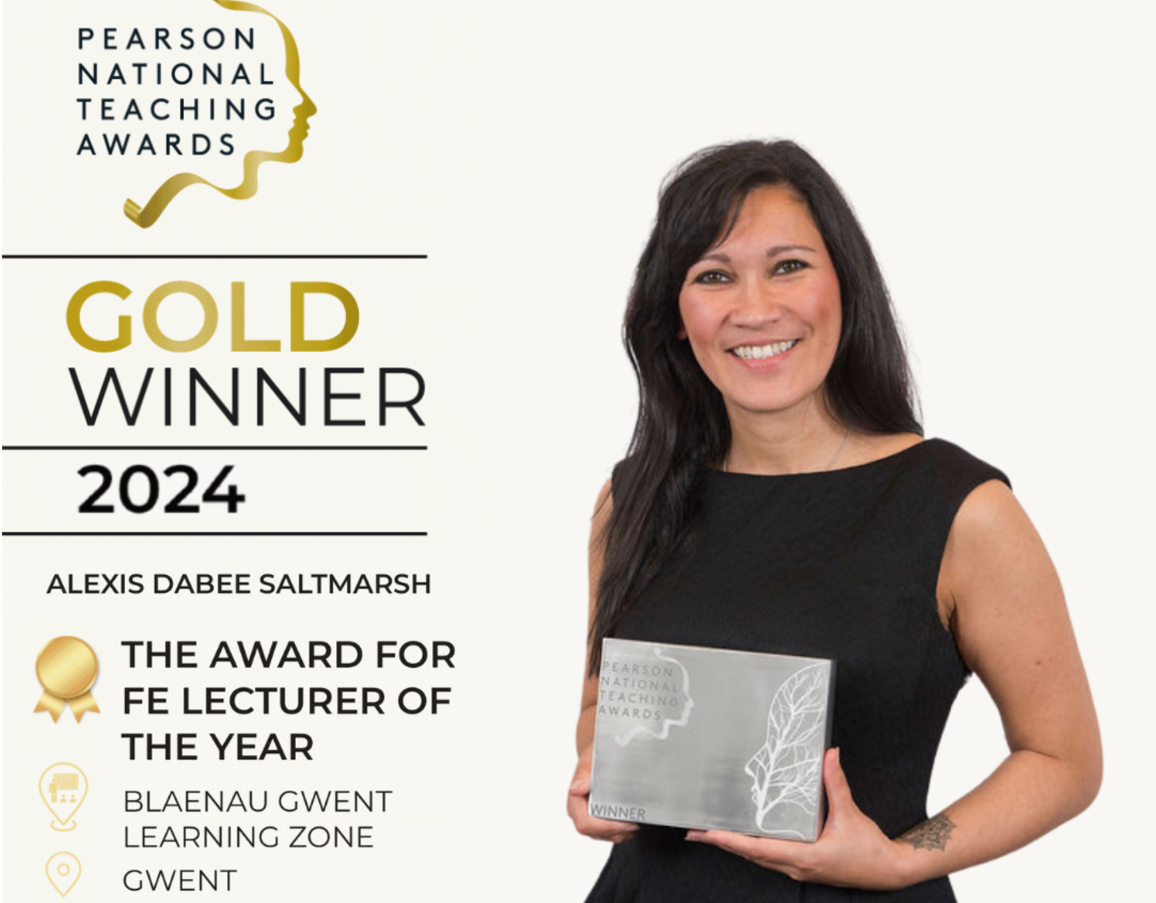 Tutor gold winner