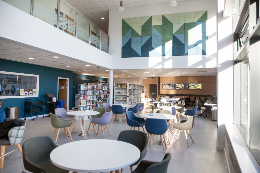 Usk library in sunshine