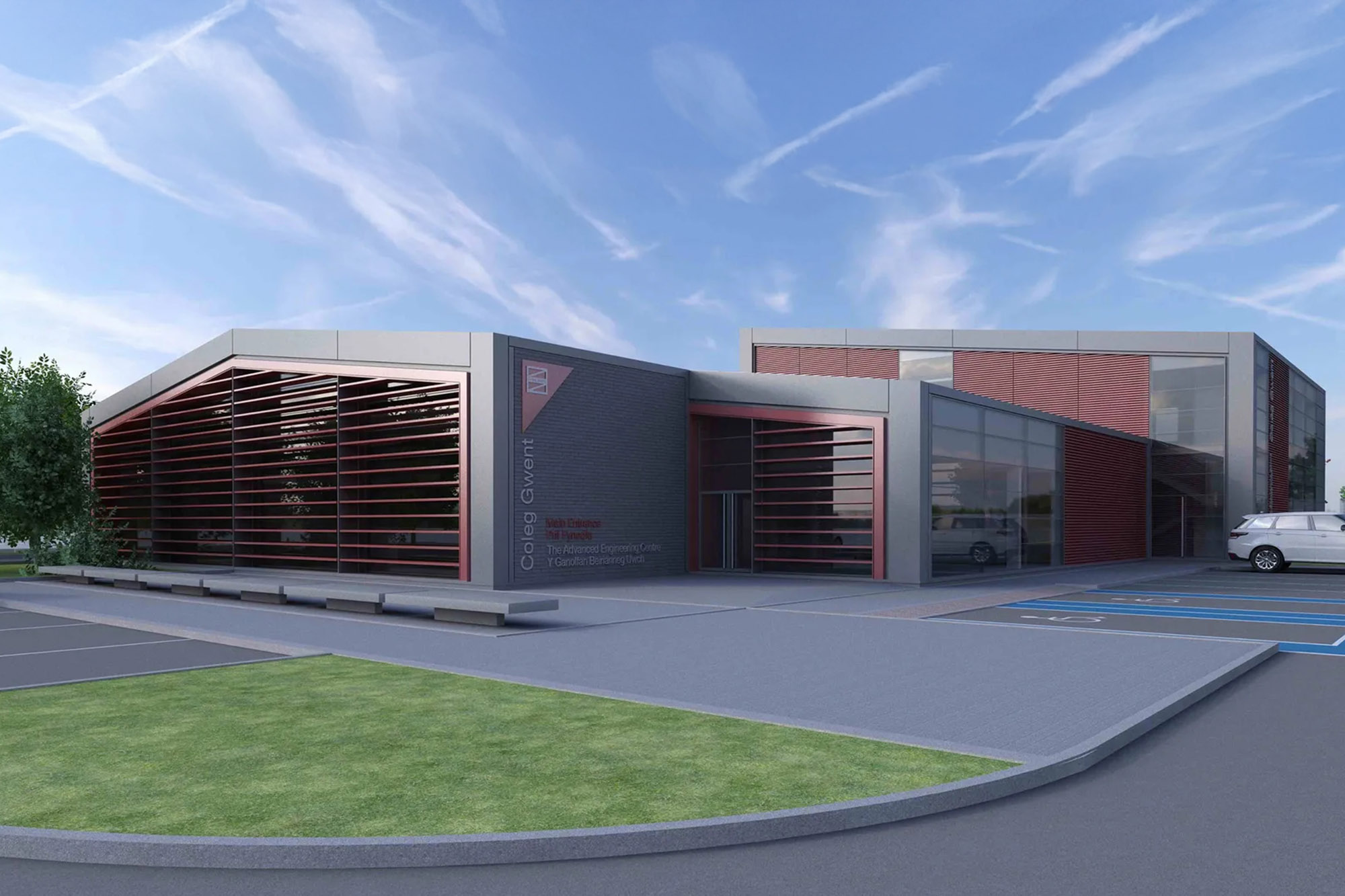 Architect's image of HiVE main building