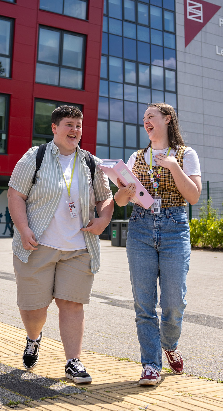 Learners outside TLZ campus