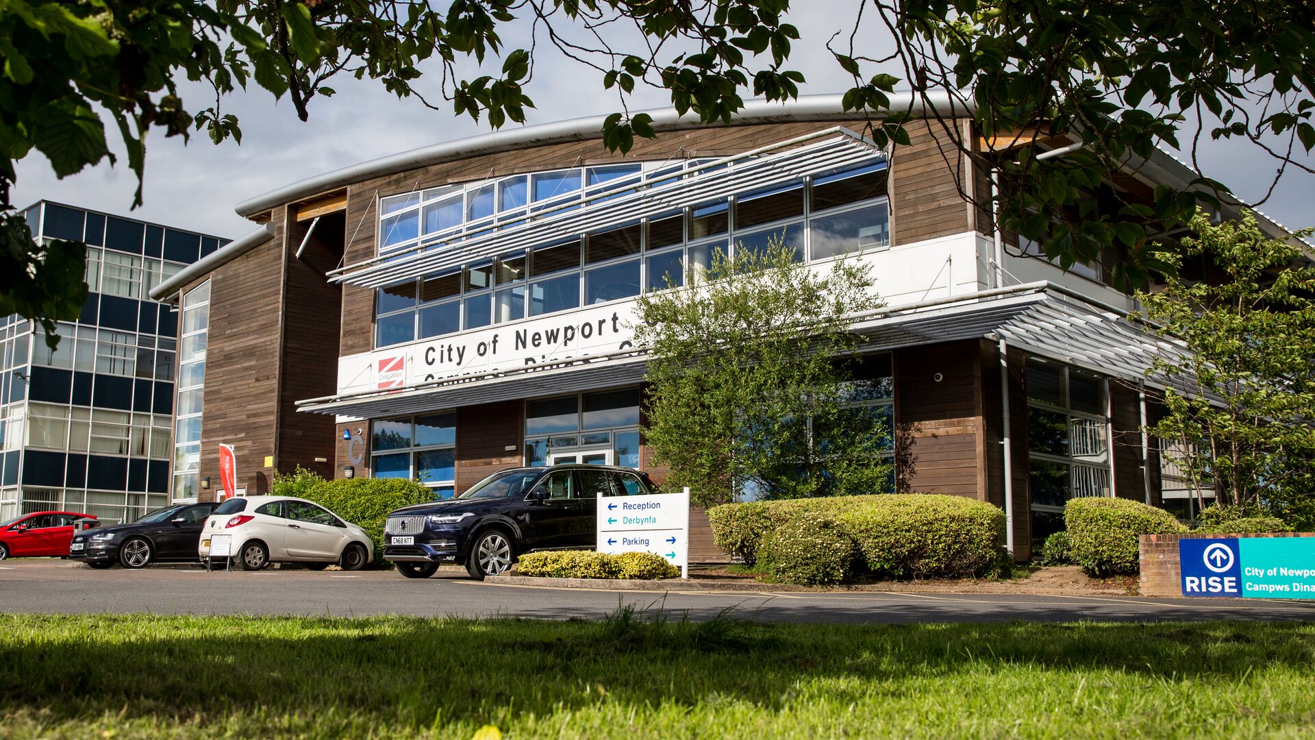 Front of Newport campus