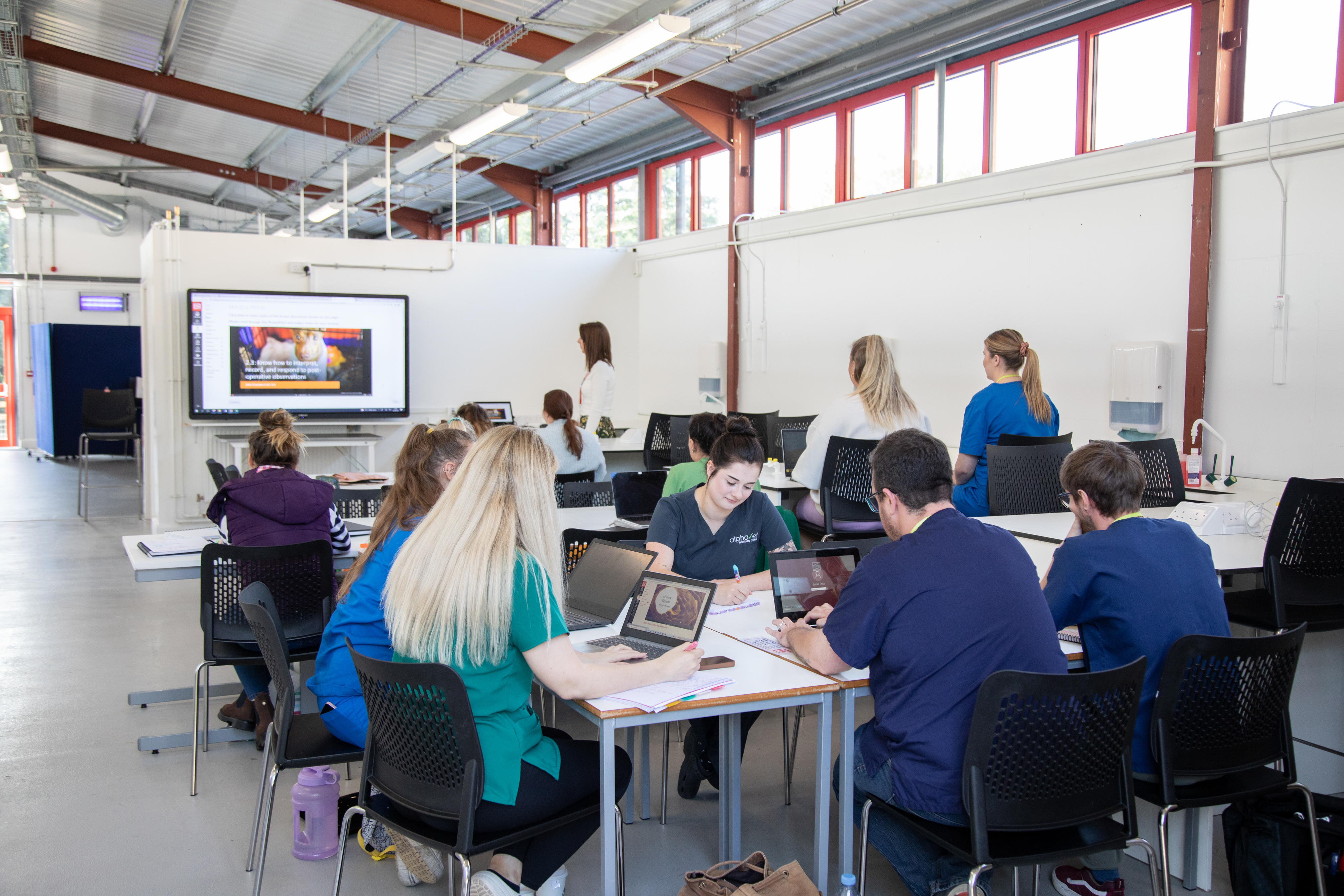 Vet nuring classroom