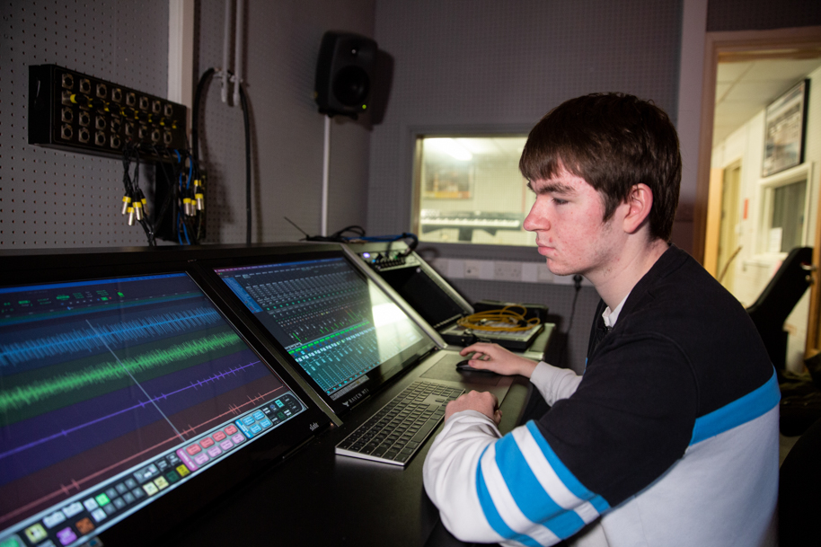 Using music editing software