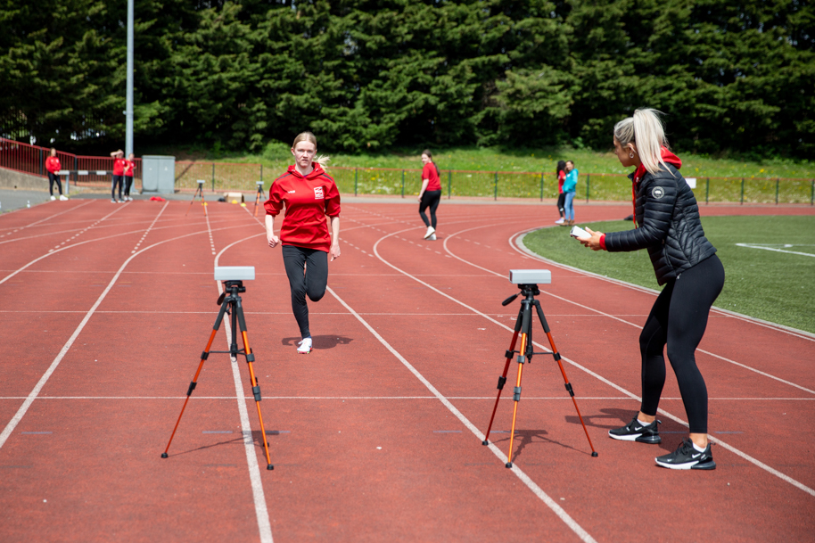 Running on racecourse