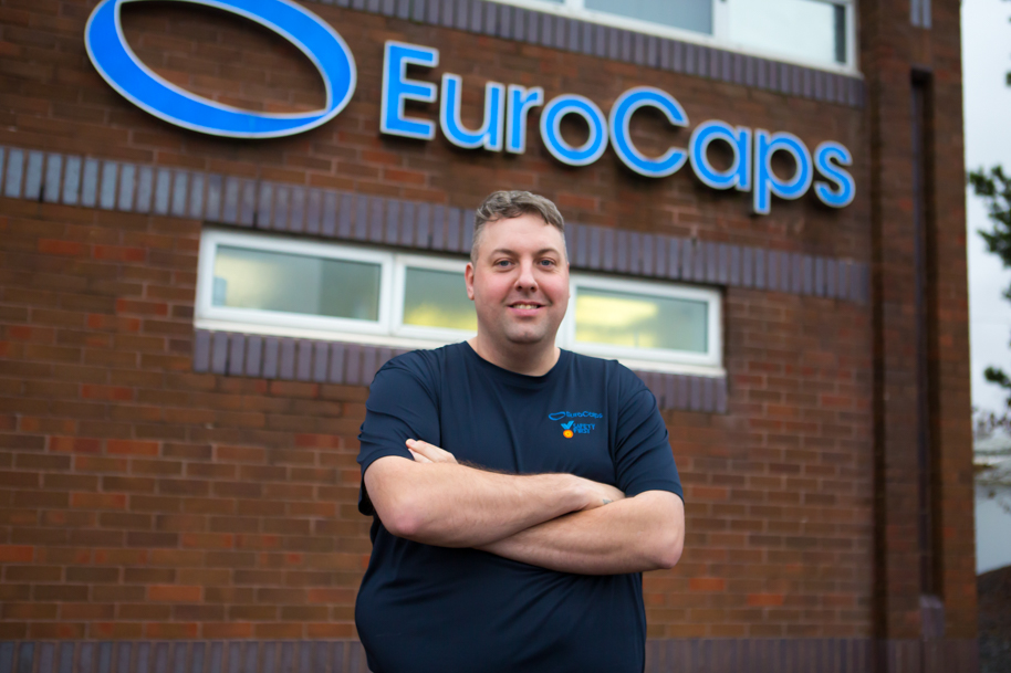 Eurocaps employer smiling outside building