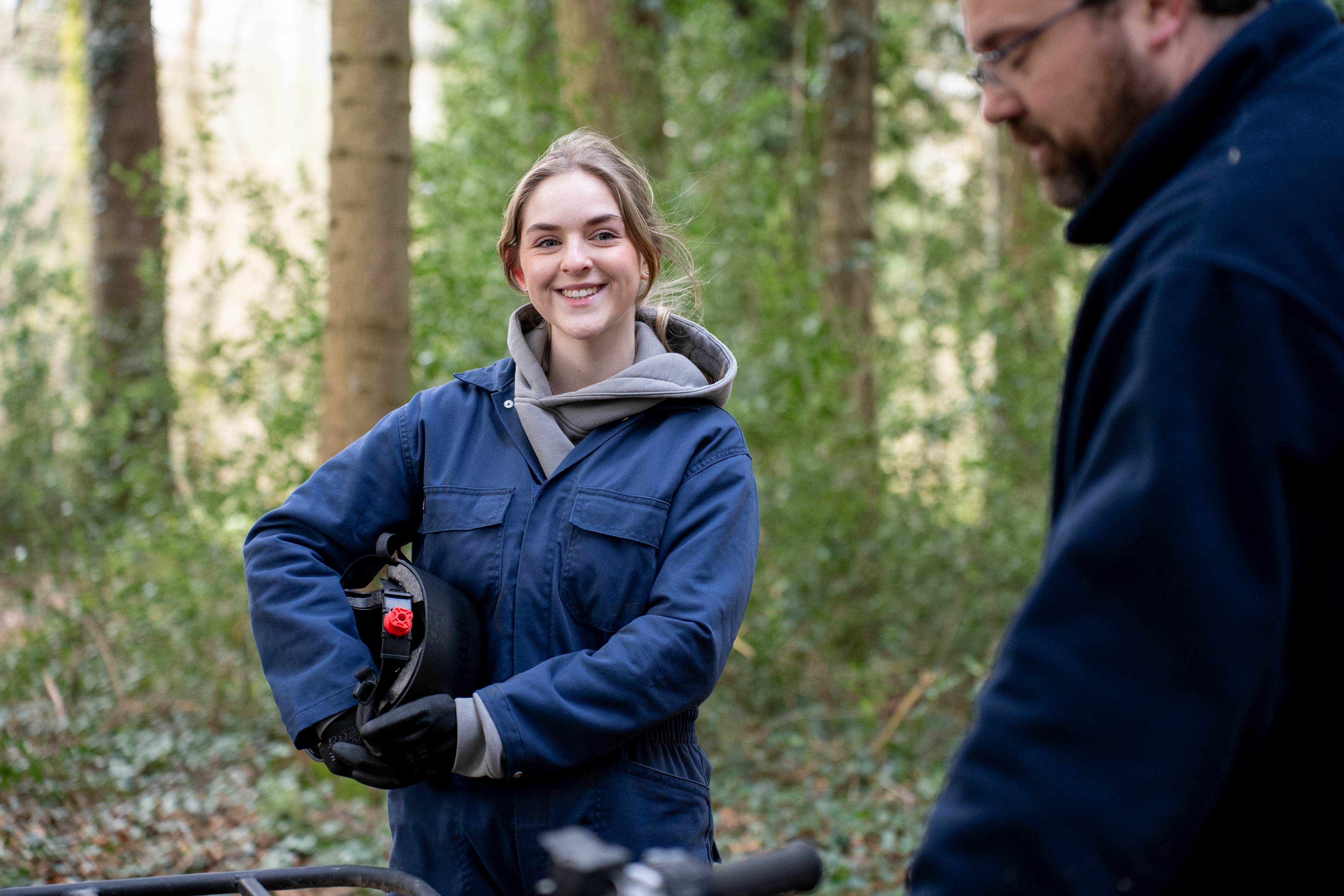 Land-based studies student