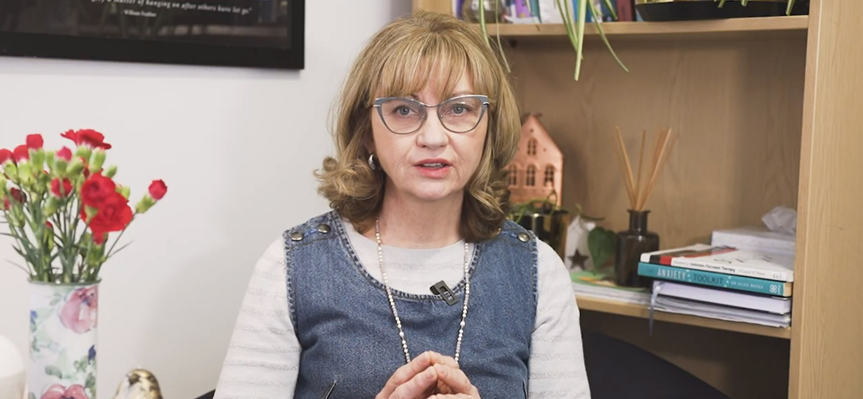 Coleg Gwent counsellor talking