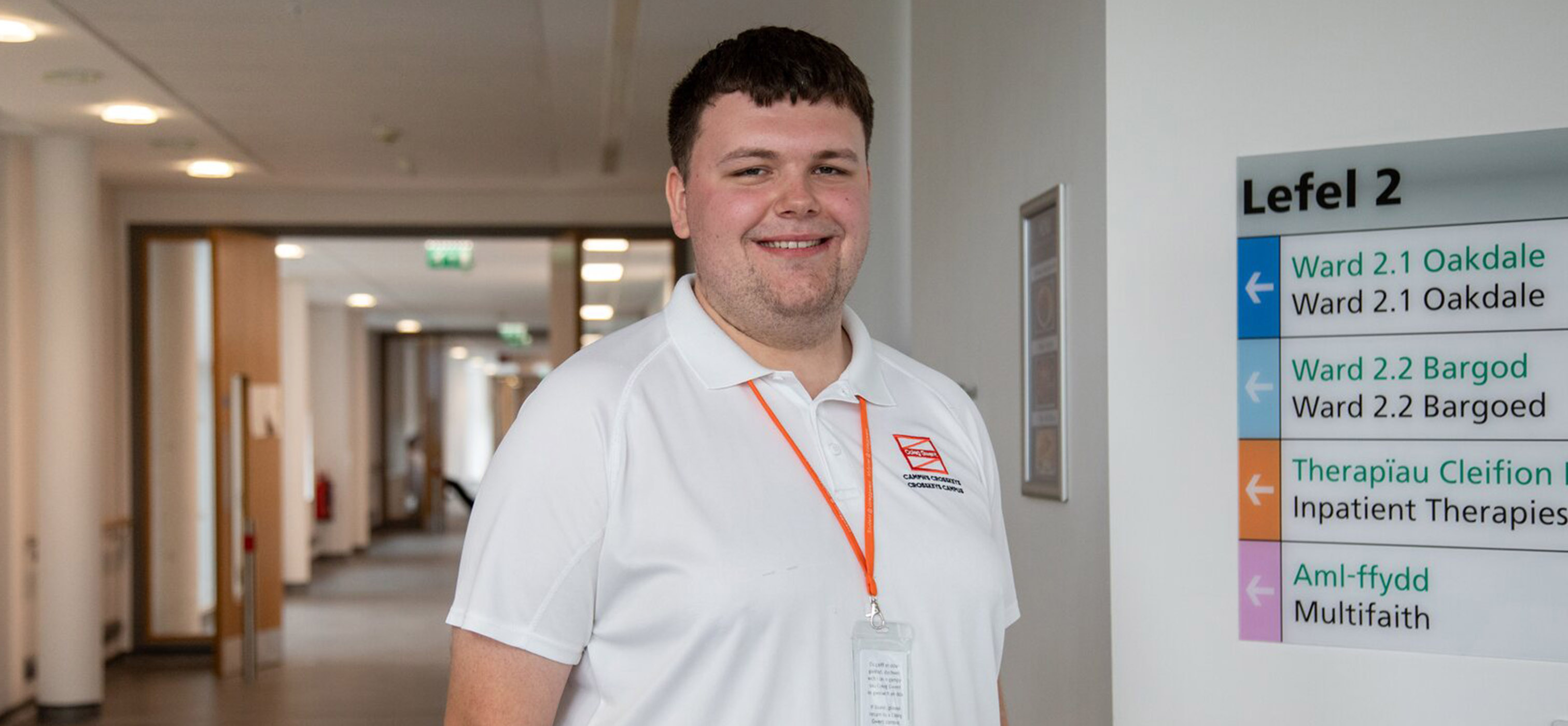 Healthcare student in a hospital