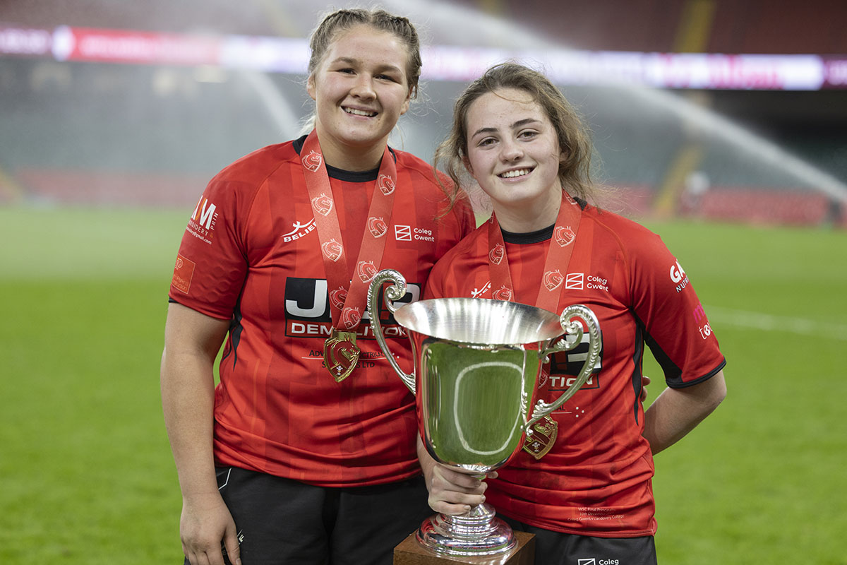 IWD Lily and friend smiling